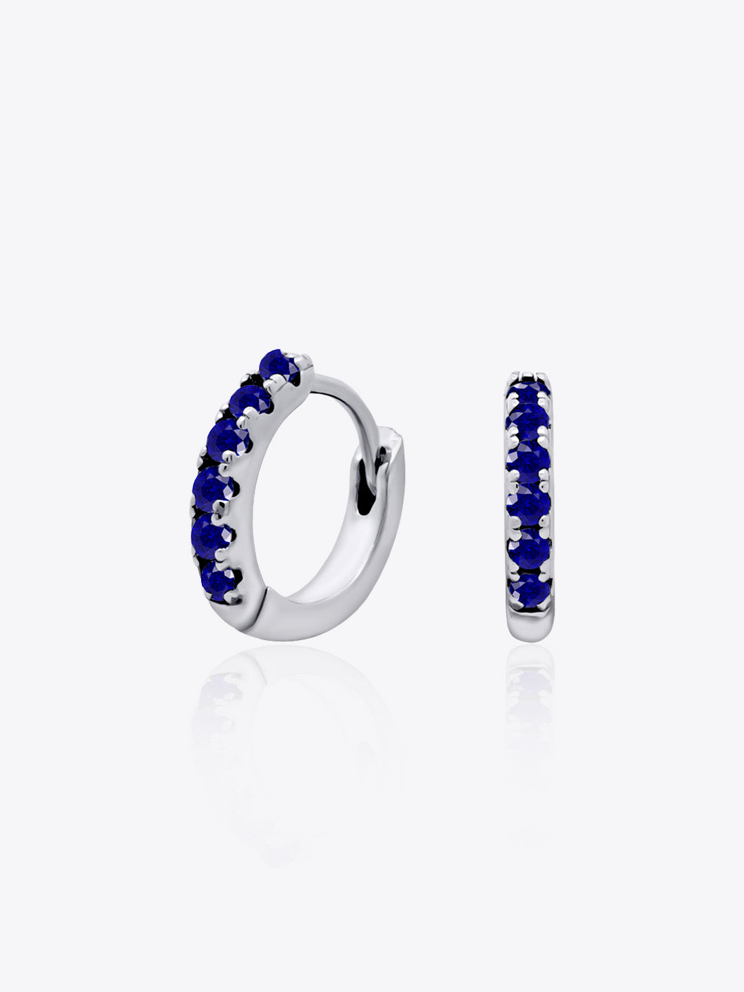 The Sky Sapphire Essential Hoop Earrings