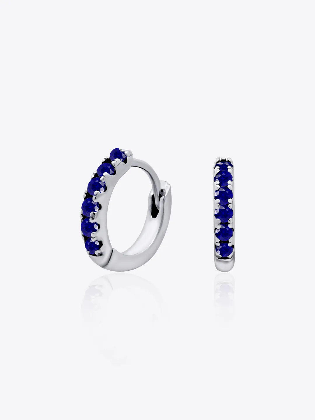 The Sky Sapphire Essential Hoop Earrings