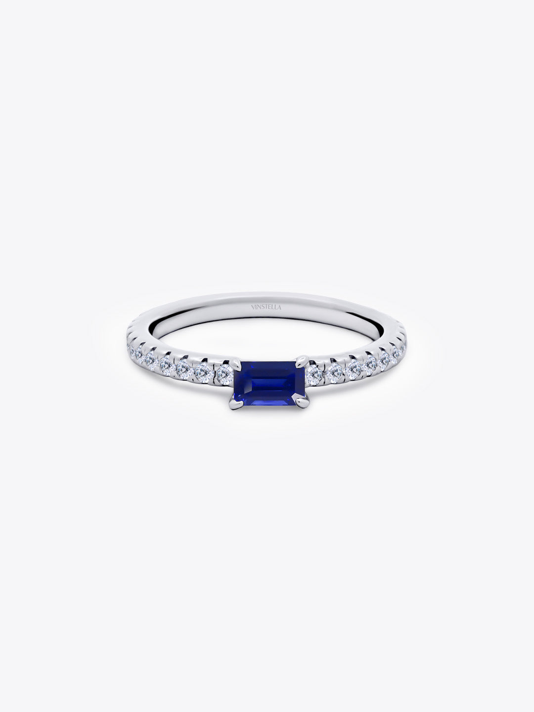 Aria Linear Sky Sapphire Eternity Ring
