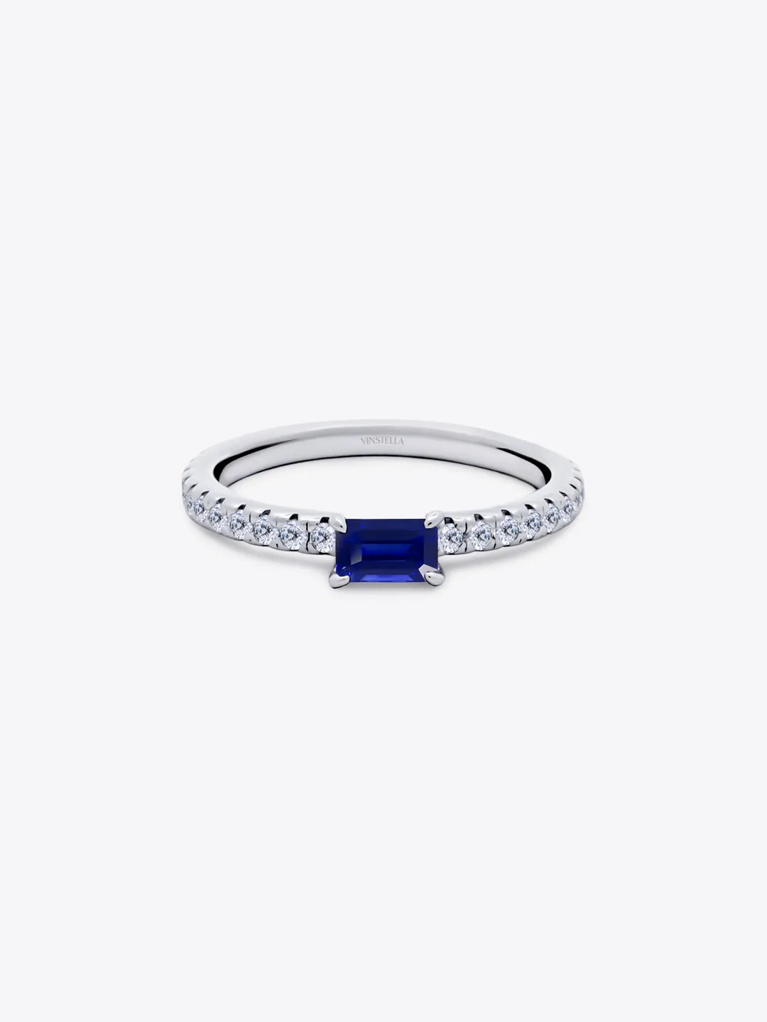 Aria Linear Sky Sapphire Eternity Ring
