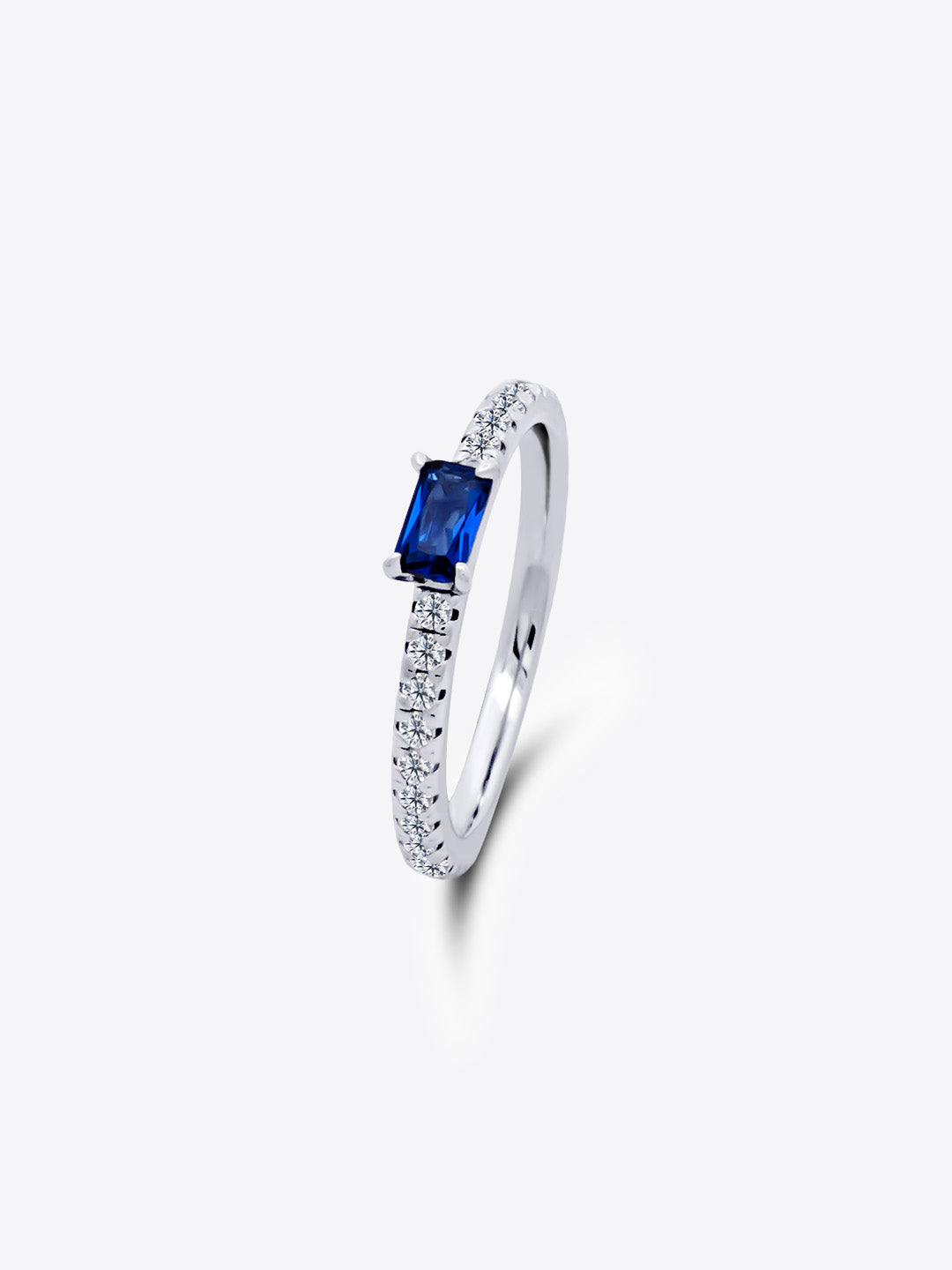 Aria Linear Sky Sapphire Eternity Ring