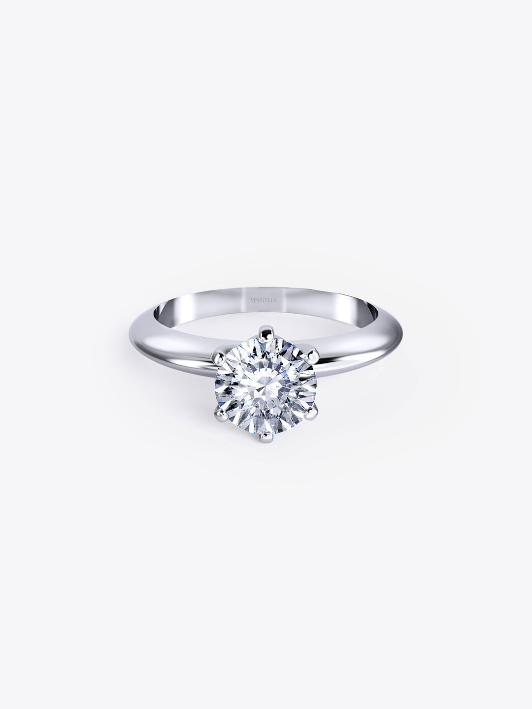 Pure Devotion 16 Hearts & Arrows Solitaire Ring