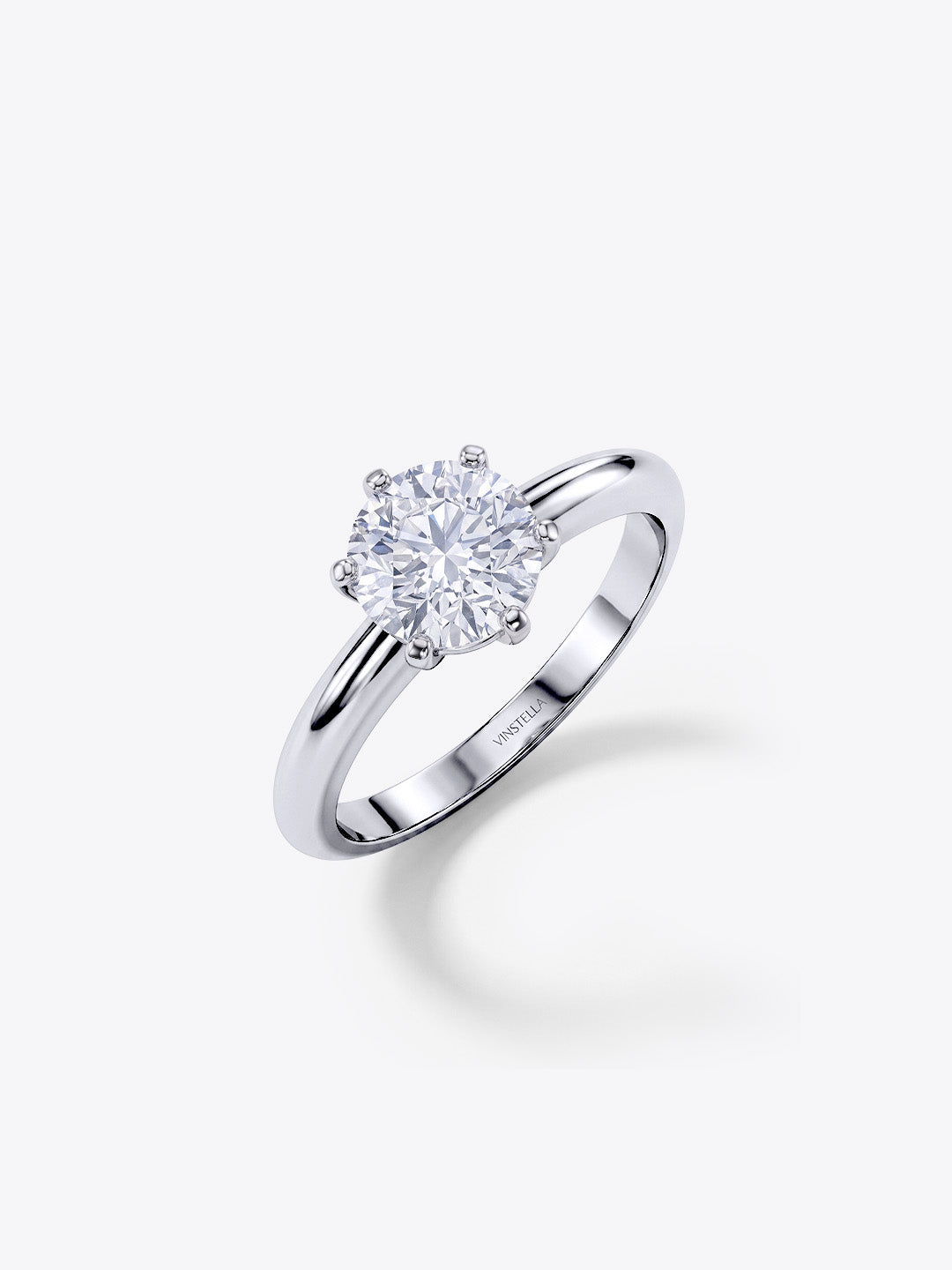Pure Devotion 16 Hearts & Arrows Solitaire Ring