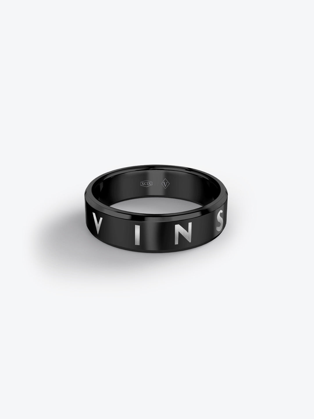 V Collection - V Classic Matte Black Ring