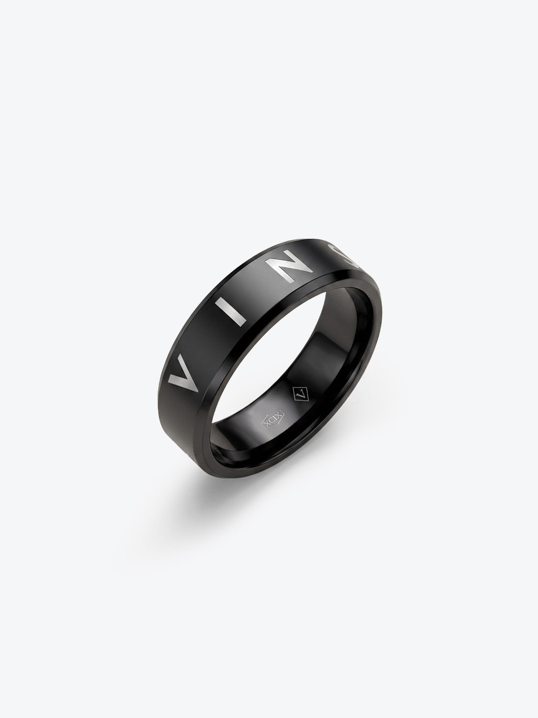 V Collection - V Classic Matte Black Ring