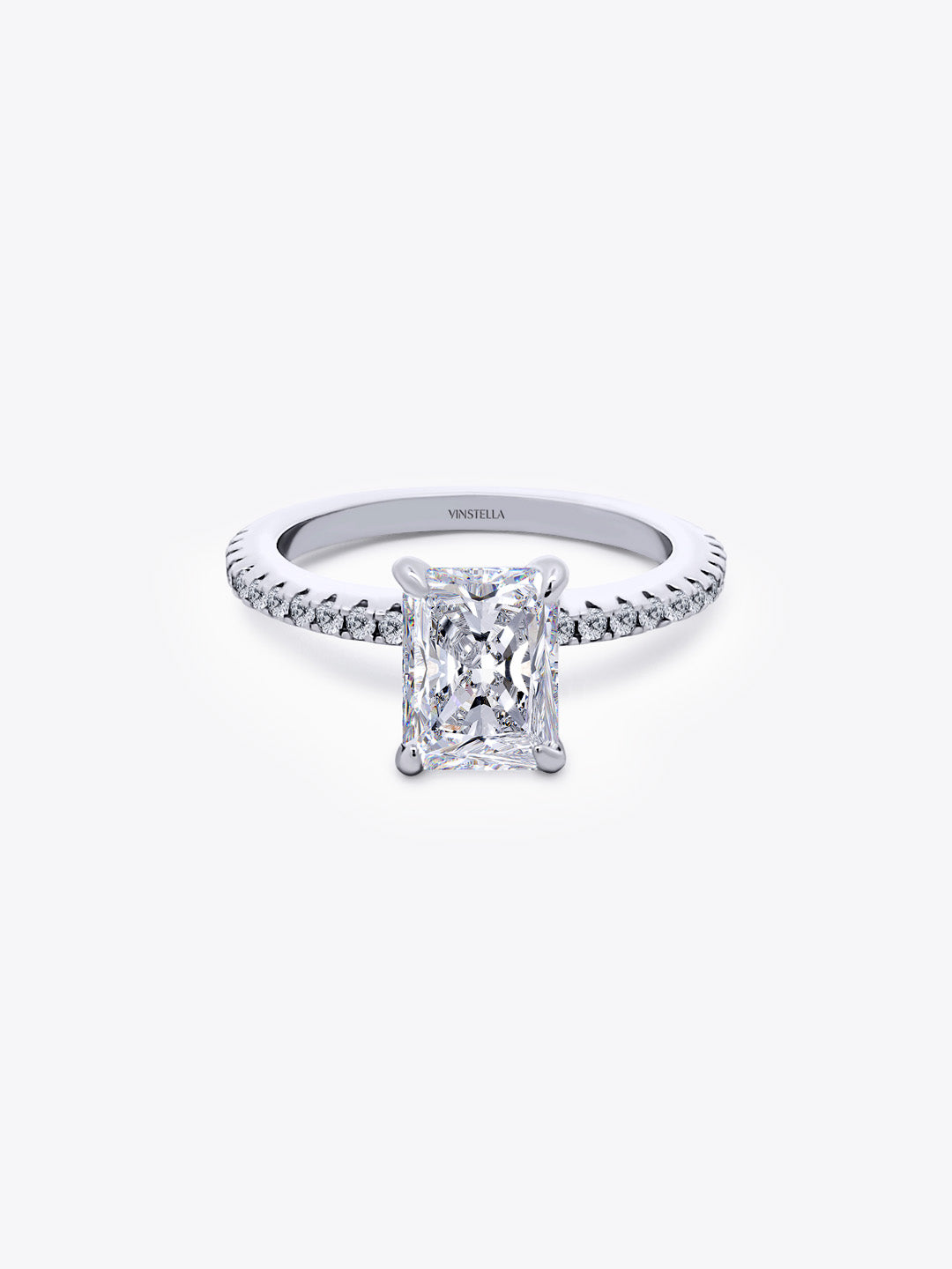 Glacial Radiance Frost Diamond Ring (Silver)