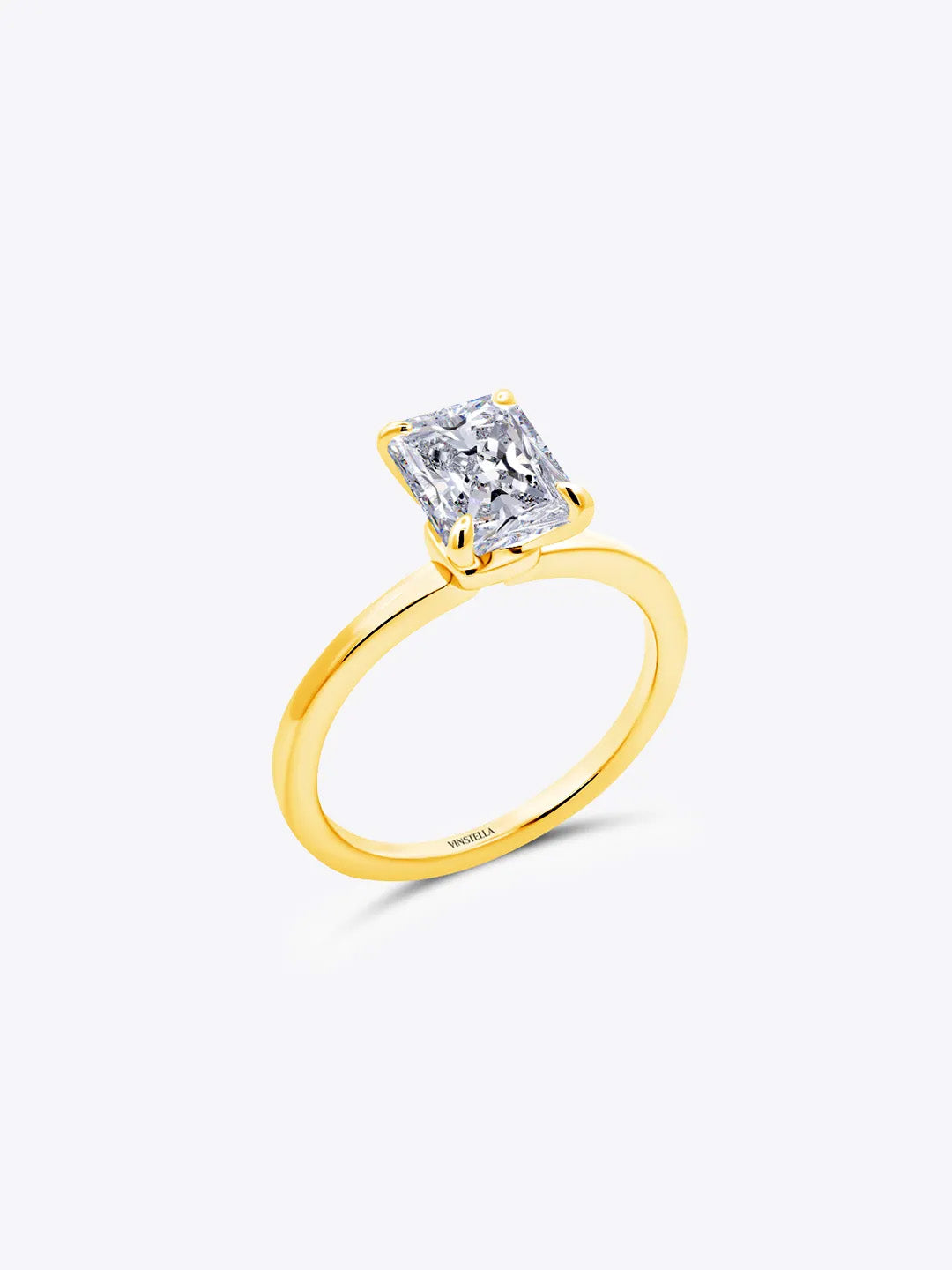 Ethereal Frost Diamond Ring (18K Gold Plated)