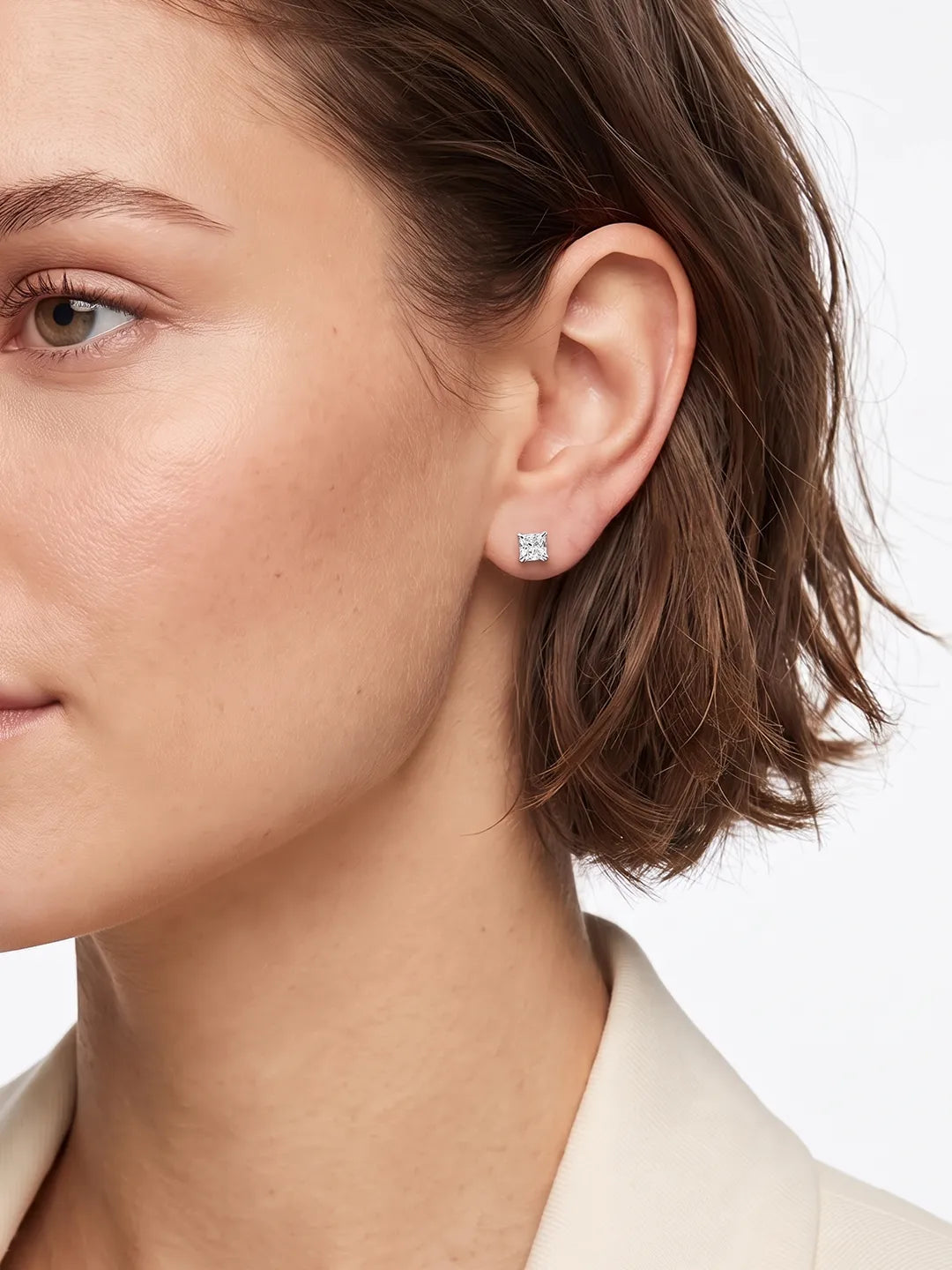 Prism Frost Diamond Earrings