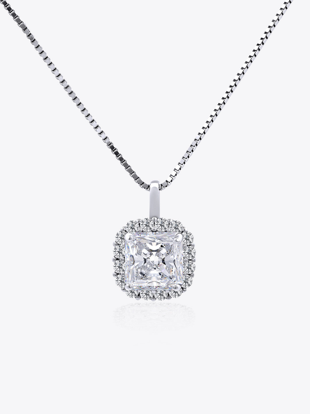 Icy Cascade Frost Diamond Pendant