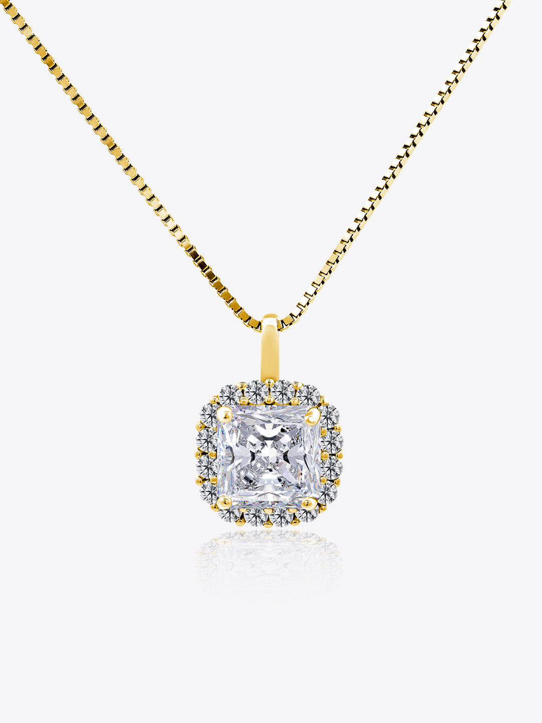 Icy Cascade Frost Diamond Pendant