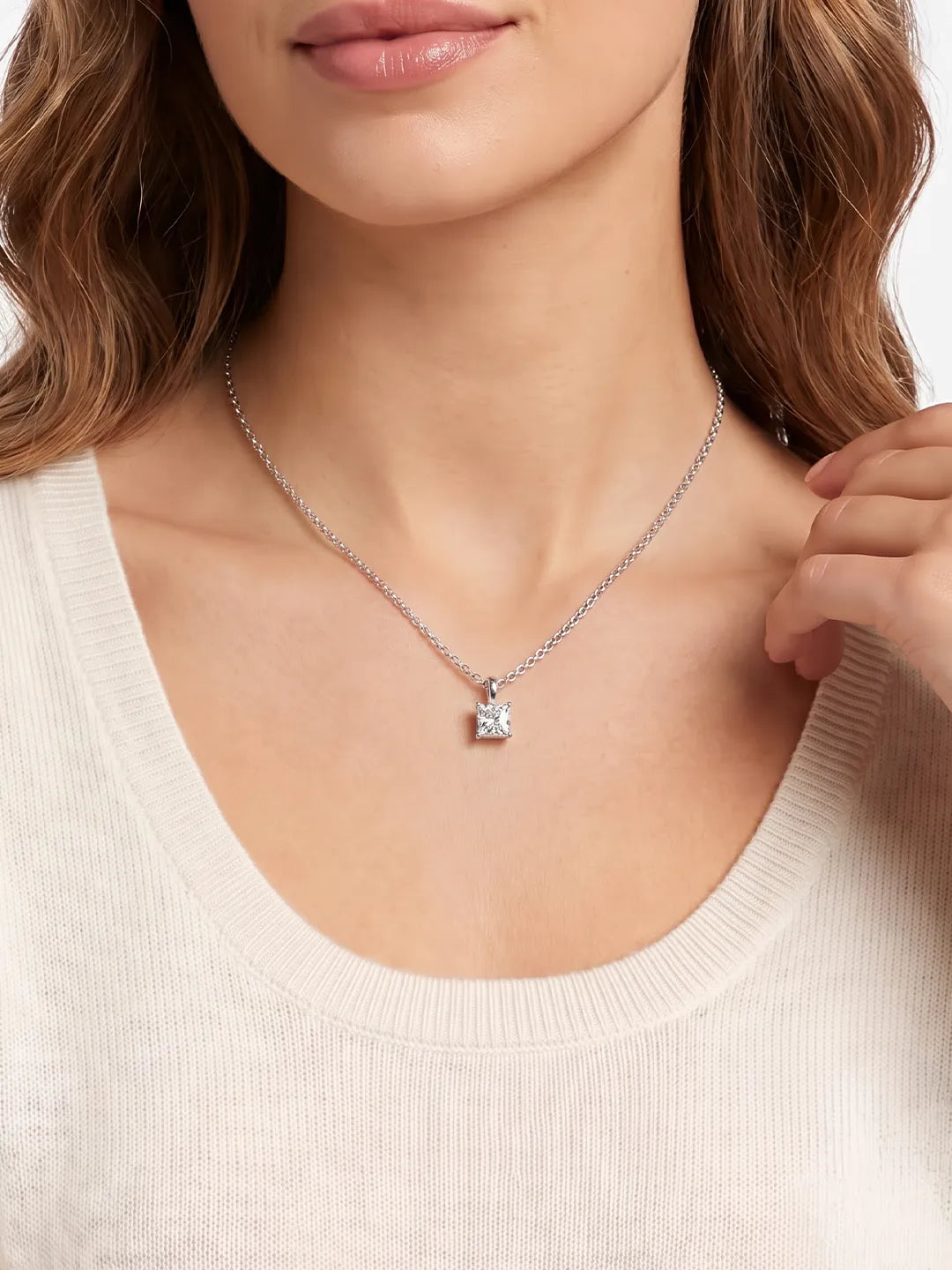 Prism Frost Diamond Pendant