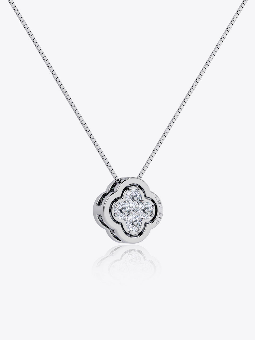 Lucky Trinket 20-in-1 Pavé Clover Pendant - Red Onyx
