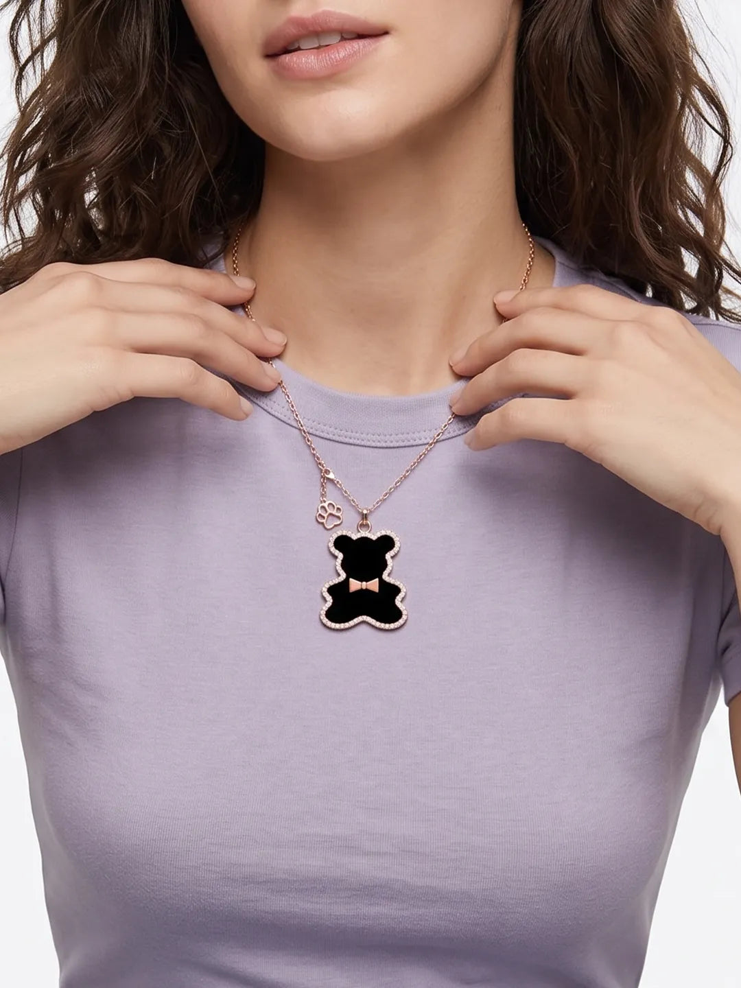 PAPA Luvis Statement Pendant – Black Onyx