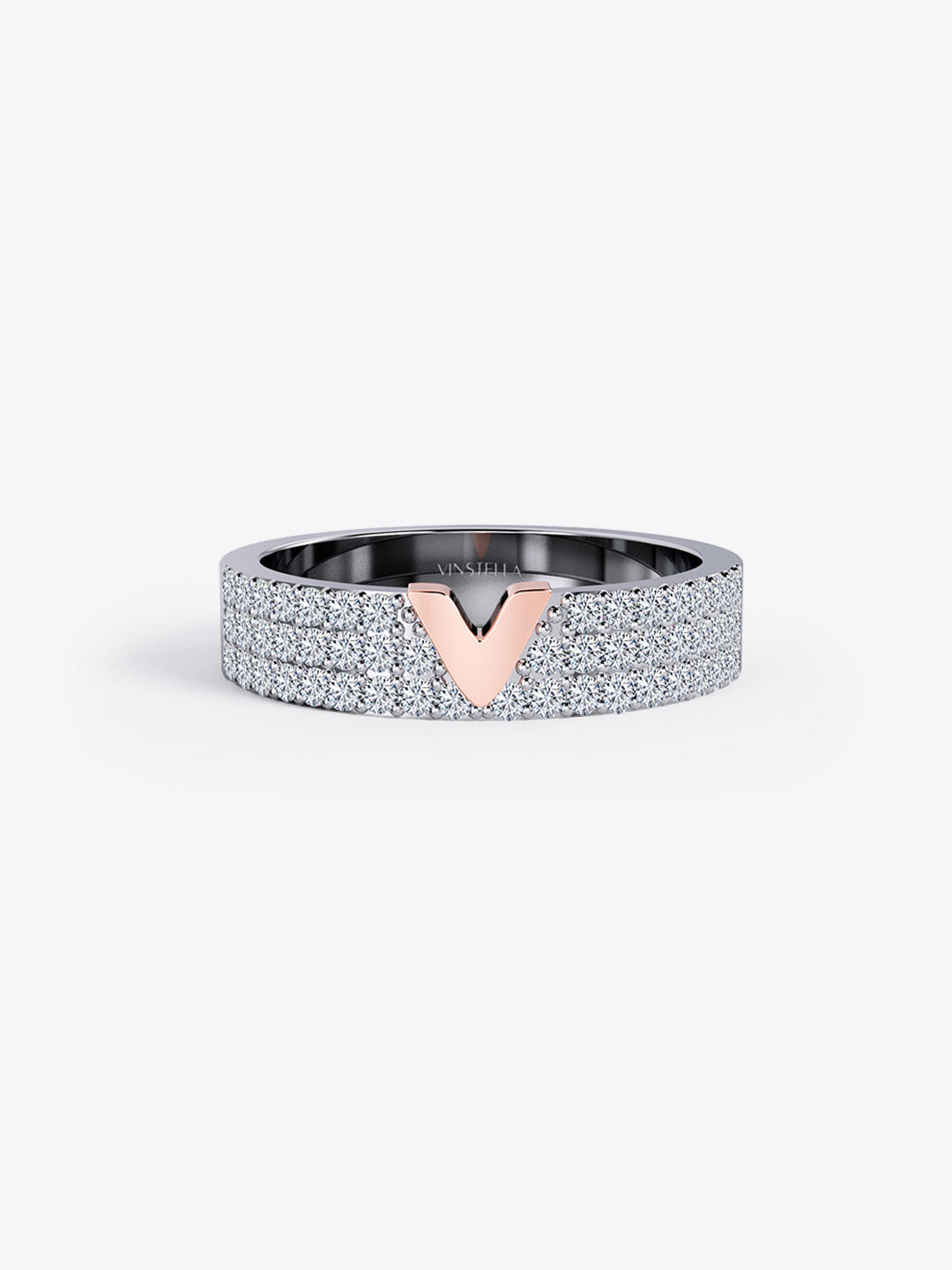 Together With You Dual Colour Couple Ring (For Her)