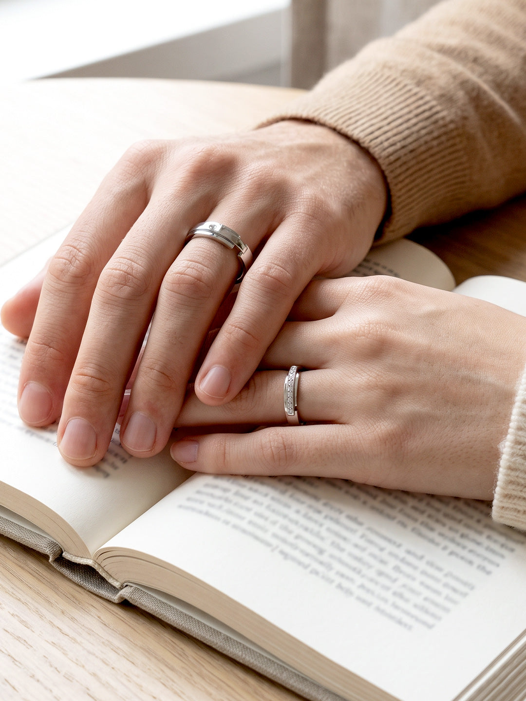 Love’s Whispers Couple Ring (For Him)