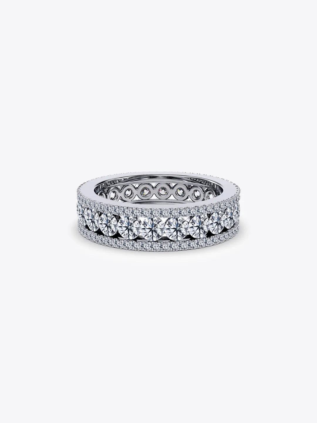 Elysian Glow Eternity Ring