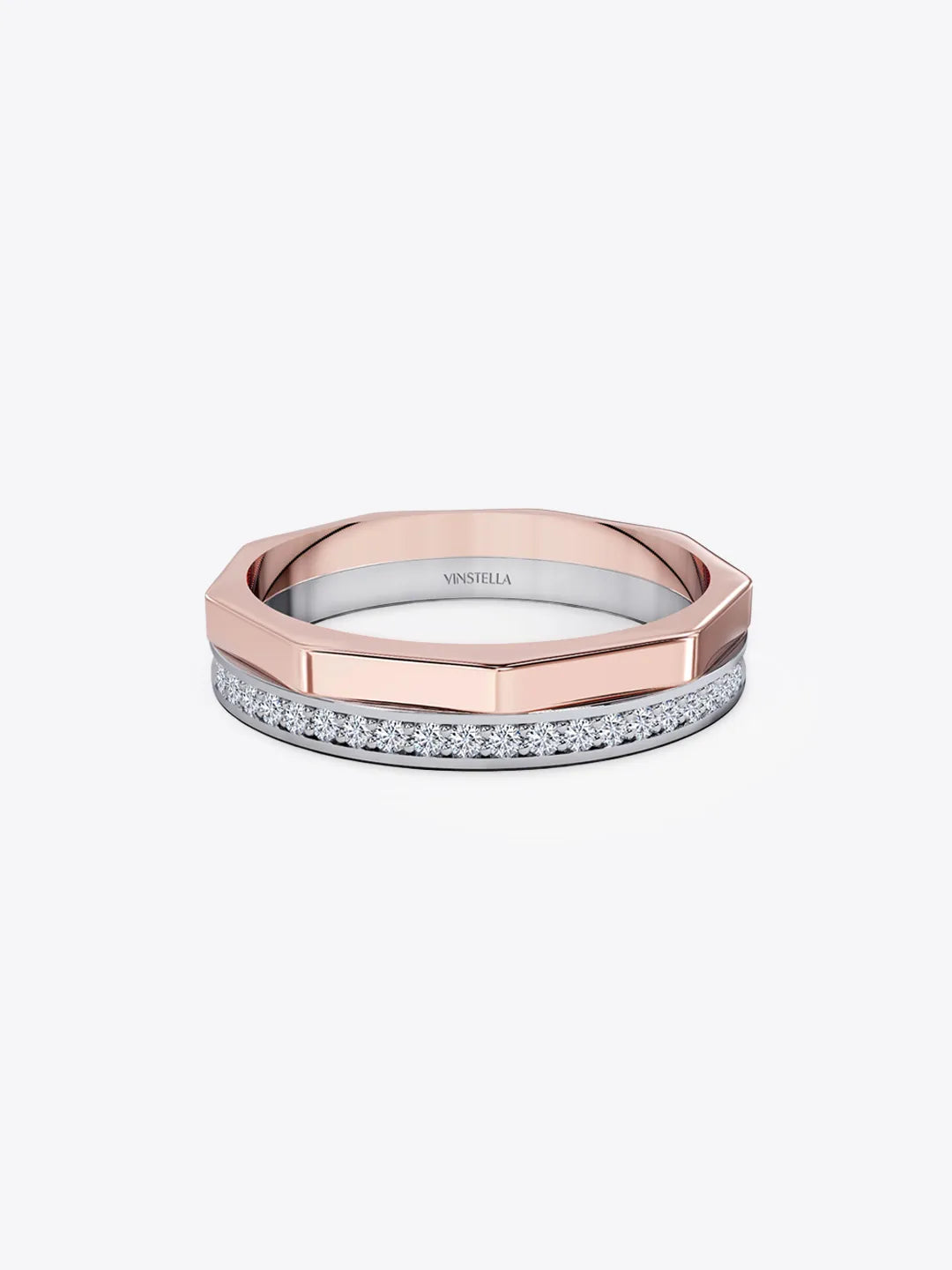 Valorous Dual Colour Couple Ring (For Her)