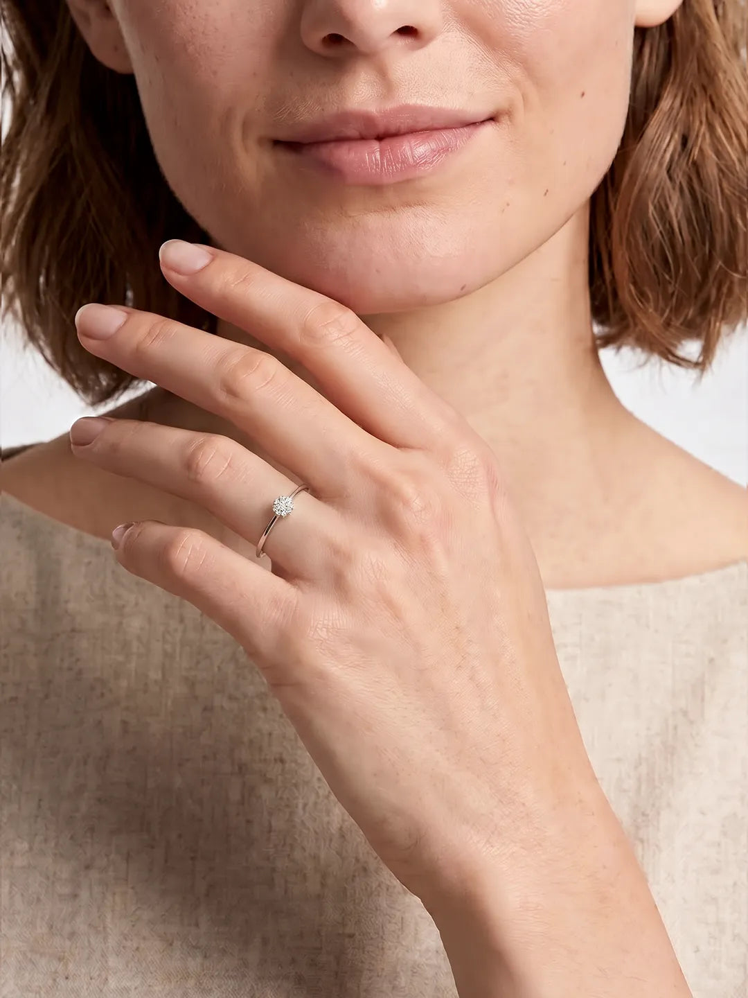 Togetheris 16 Hearts & Arrows Ring