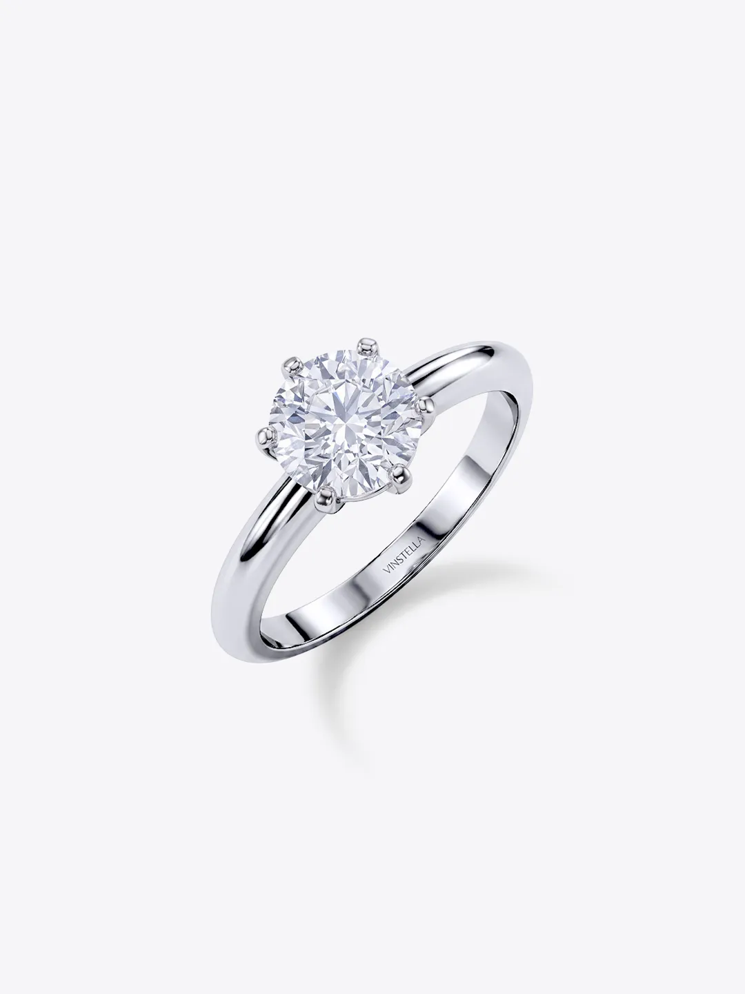 Pure Devotion 16 Hearts & Arrows Solitaire Ring