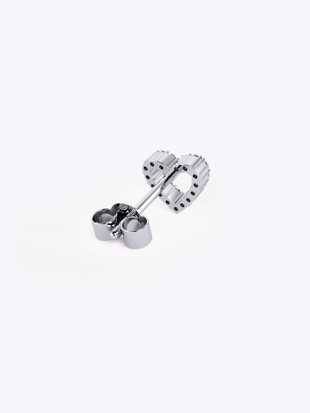 Charmella Simple Heart Stud Earrings