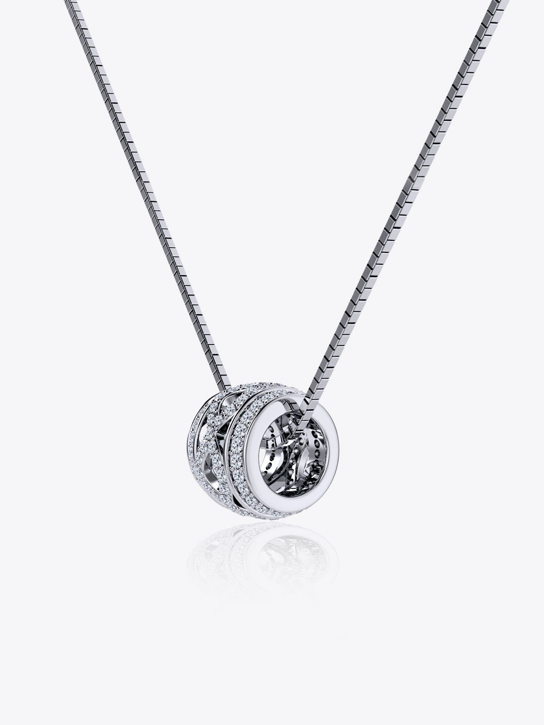 Ferris Charm Infinity Pendant