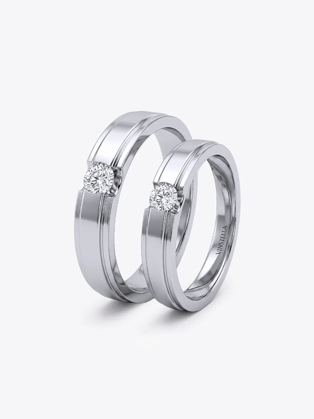 Simplicity Charisma Couple Ring Set