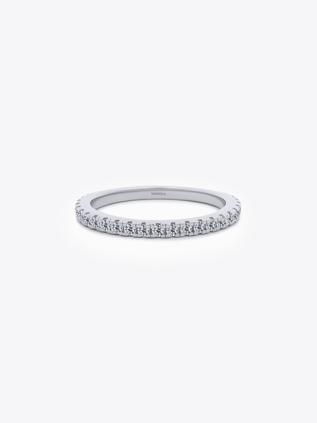 Full Pavé Eternity Ring (Silver)