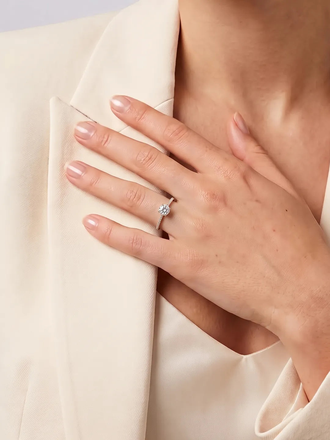 Infinite Radiance 16 Hearts & Arrows Pavé Ring
