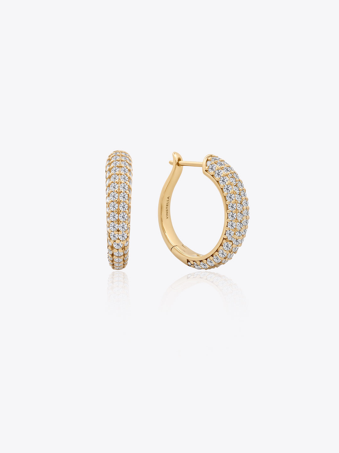 Orbita Pavé Hoop Earrings
