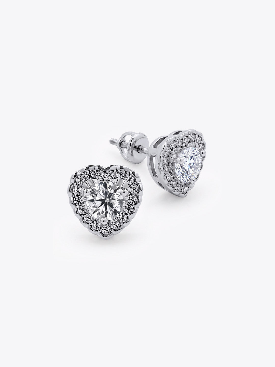 Sparkling Duet Stud Earrings