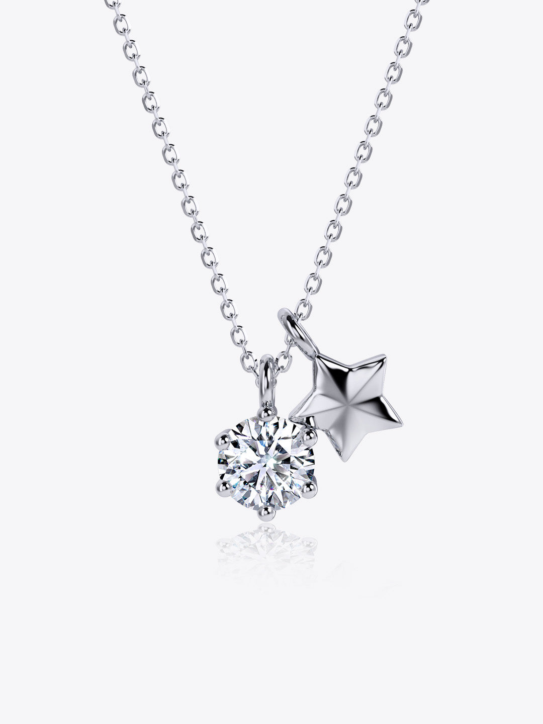 Capella Star Solitaire Pendant