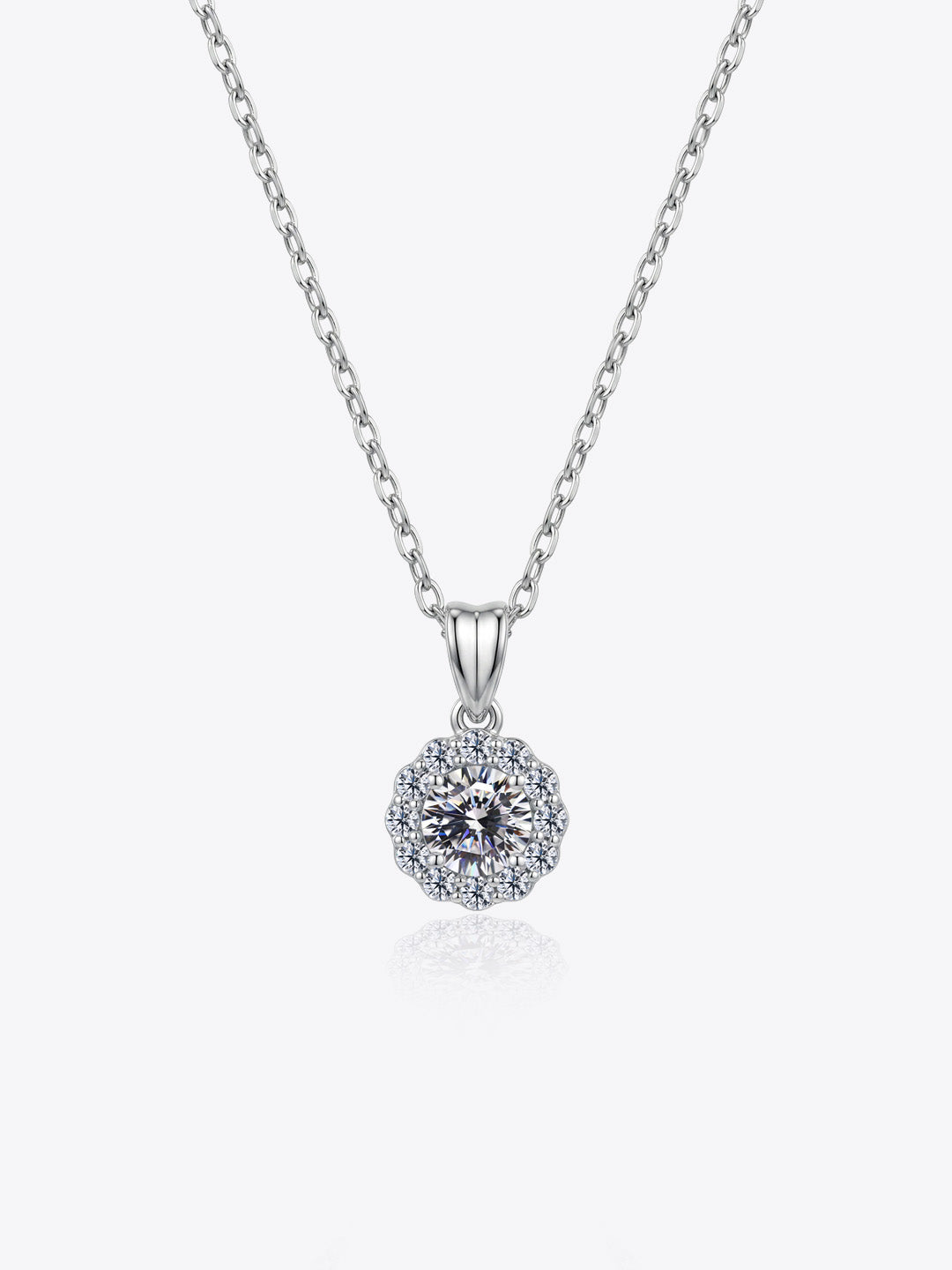 The Fleurie Drop 16 Hearts & Arrows Pendant