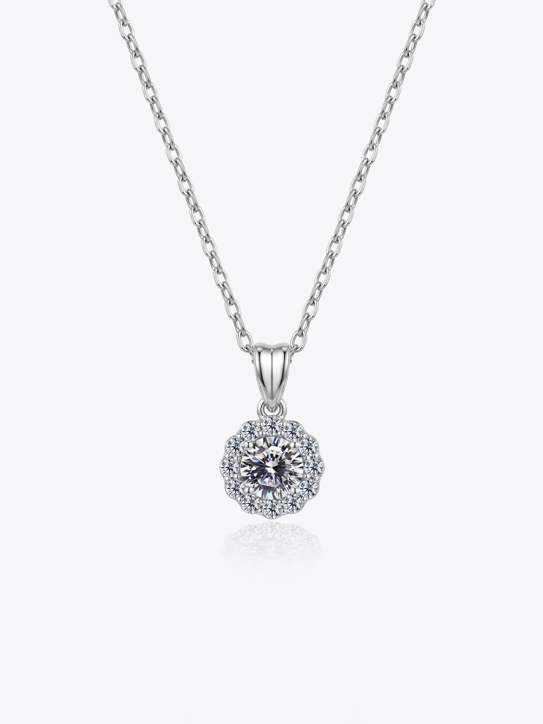 The Fleurie Drop 16 Hearts & Arrows Pendant