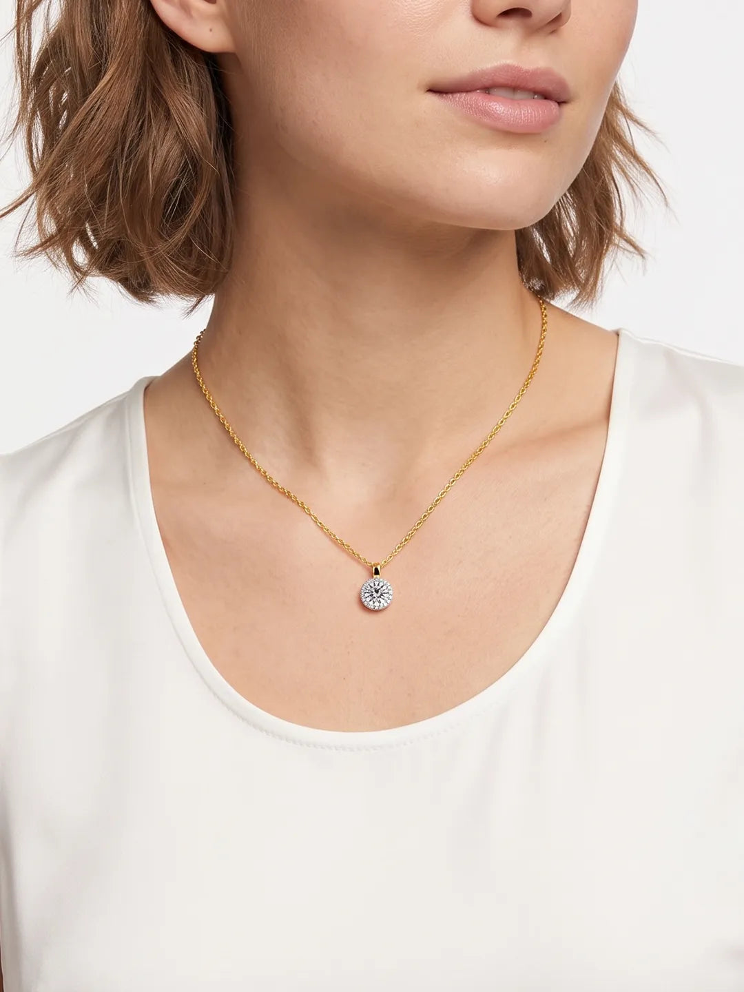 Noble Radiance 16 Hearts & Arrows Pendant