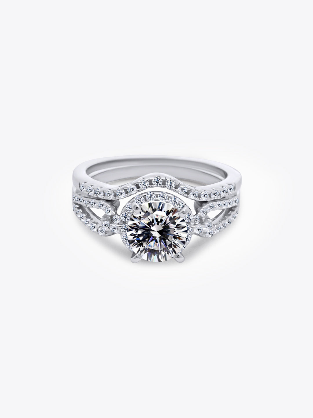 Lustre Royale 16 Hearts & Arrows Stackable Ring