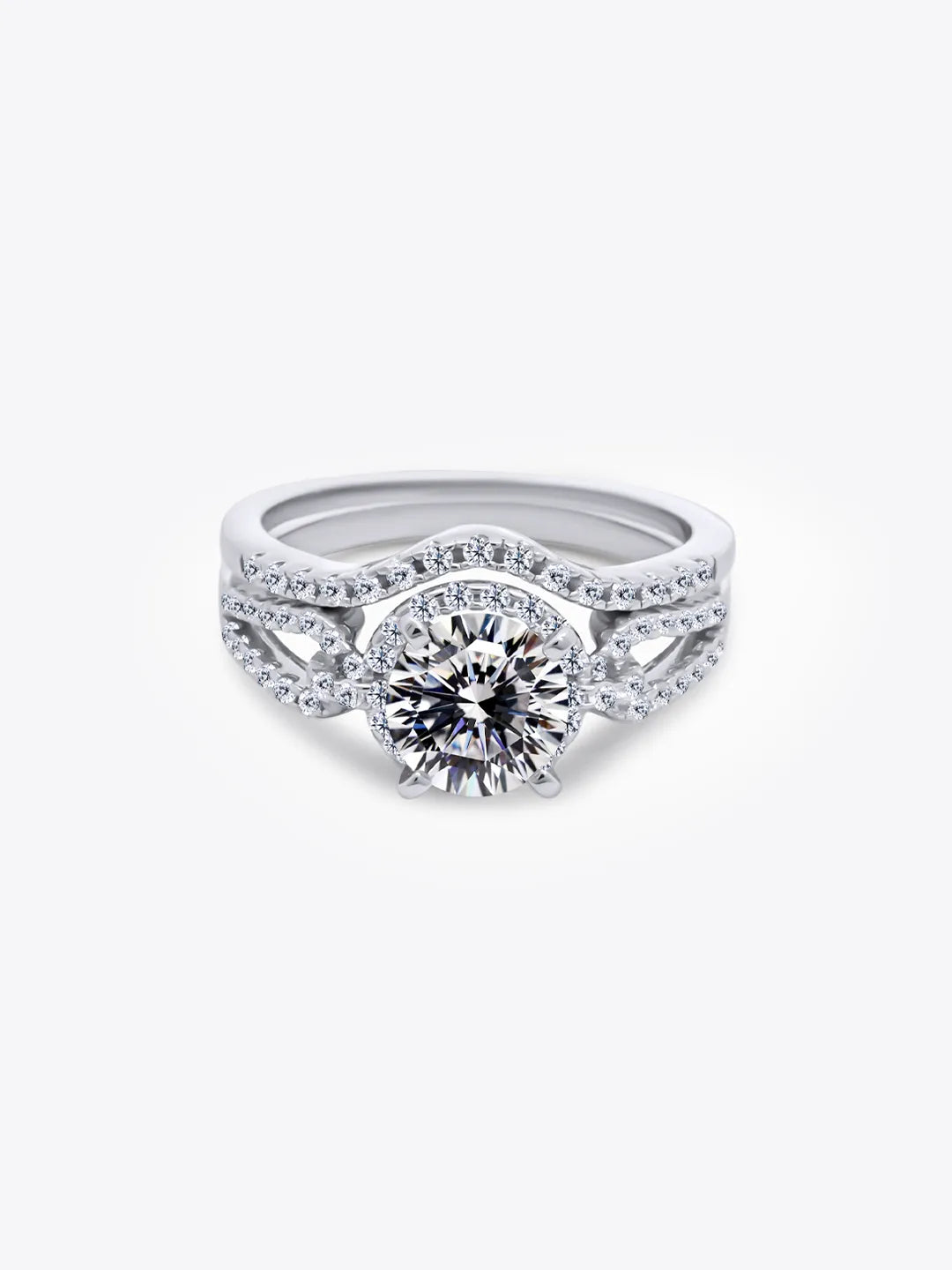 Lustre Royale 16 Hearts & Arrows Stackable Ring