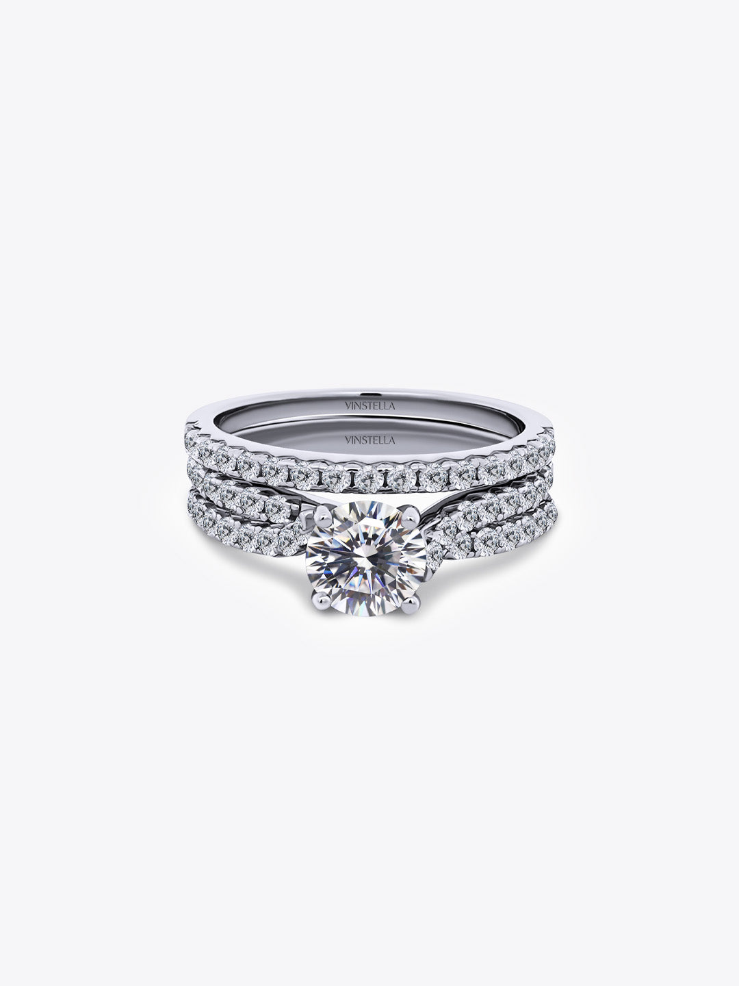 Starveil Loop 16 Hearts & Arrows Stackable Ring