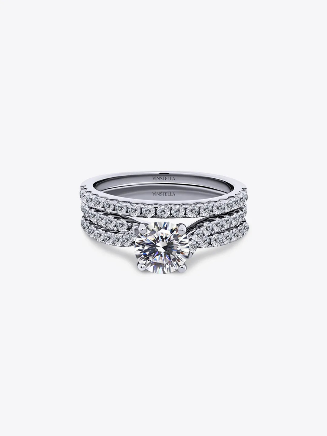 Starveil Loop 16 Hearts & Arrows Stackable Ring