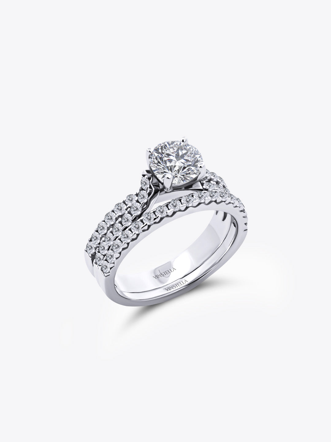 Starveil Loop 16 Hearts & Arrows Stackable Ring