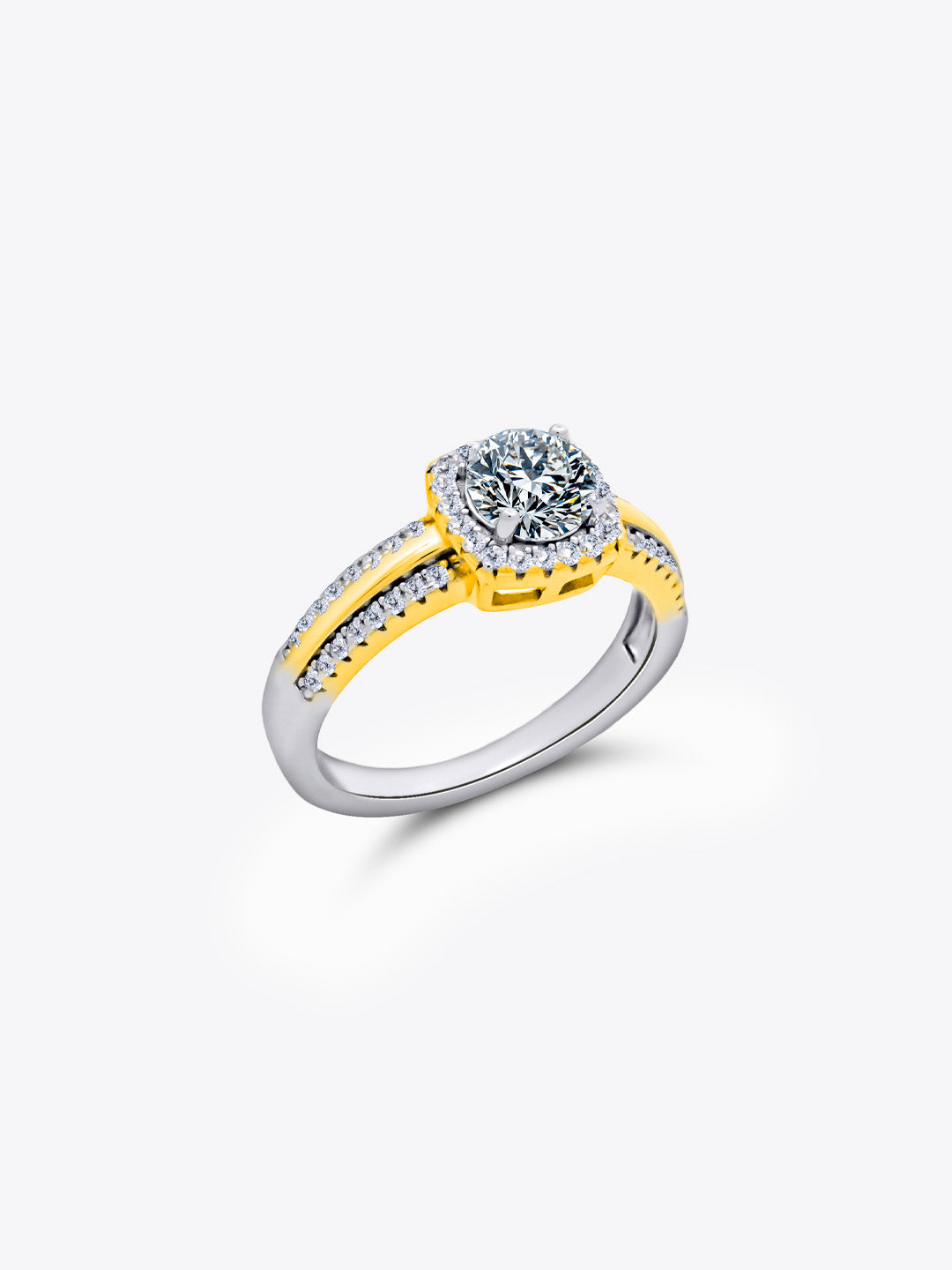 The Heirloom Marquise Dual Colour 16 Hearts & Arrows Ring