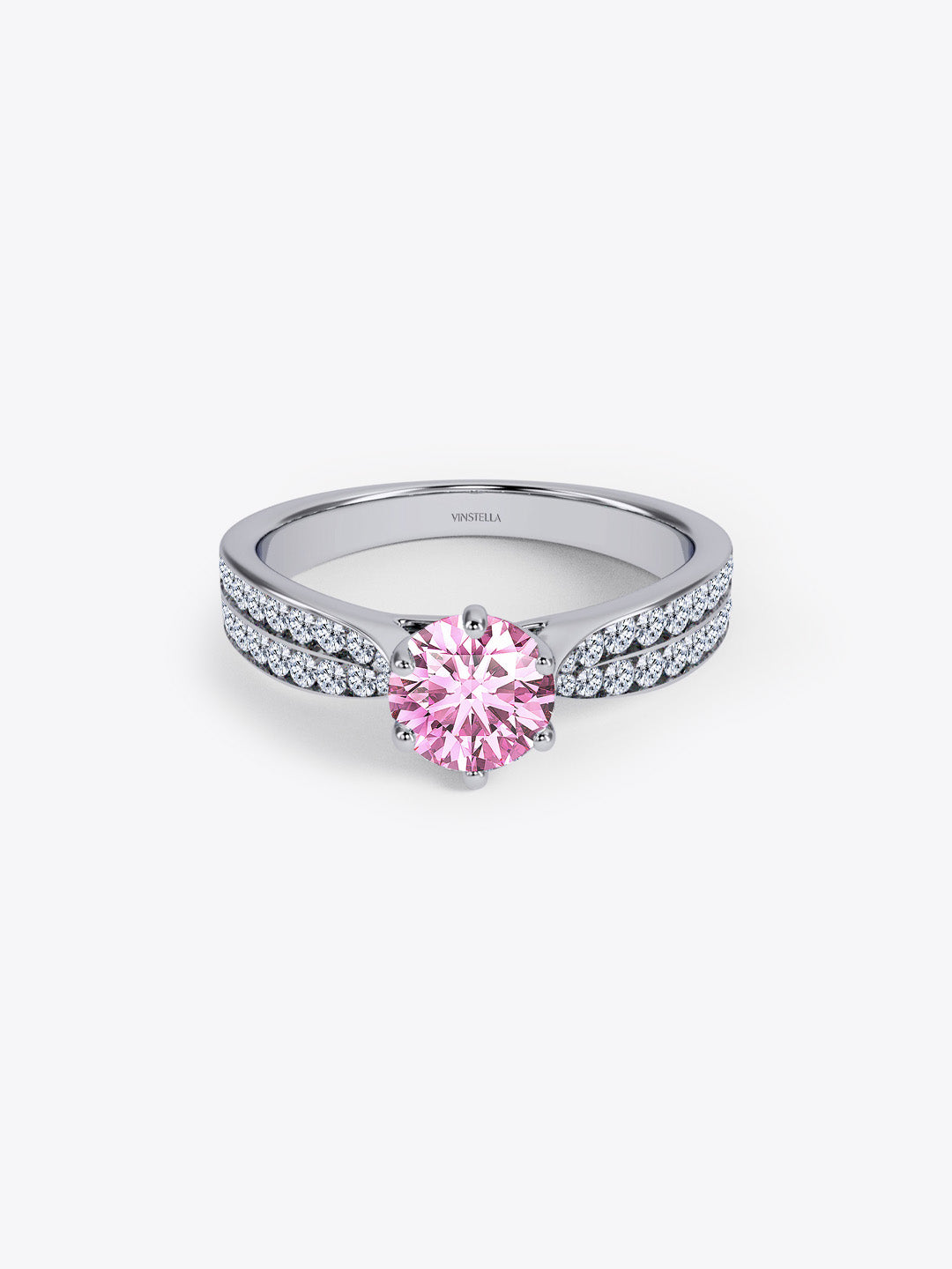 Eternity's Glow Pink Quartz Ring