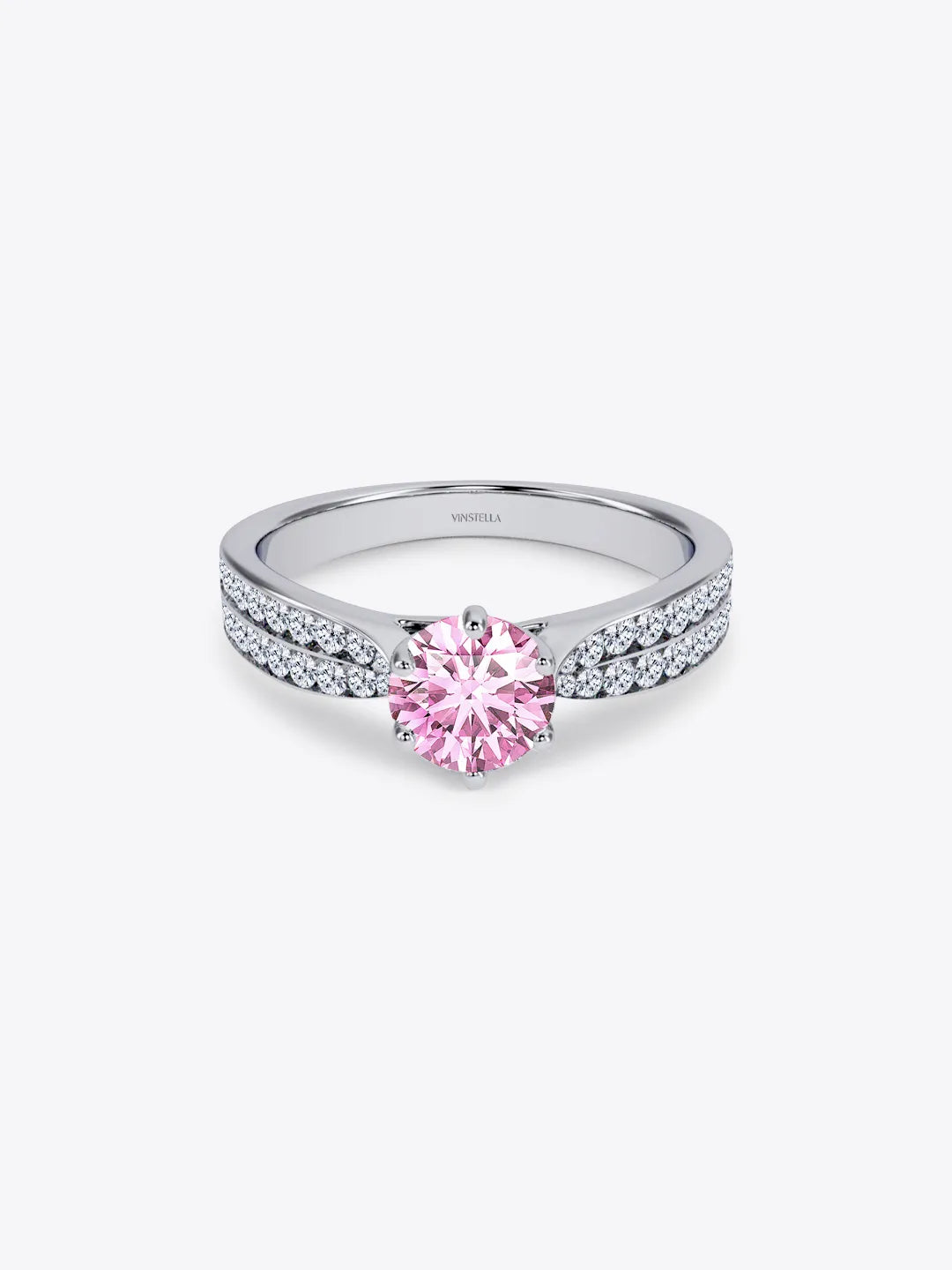 Eternity's Glow Pink Quartz Ring