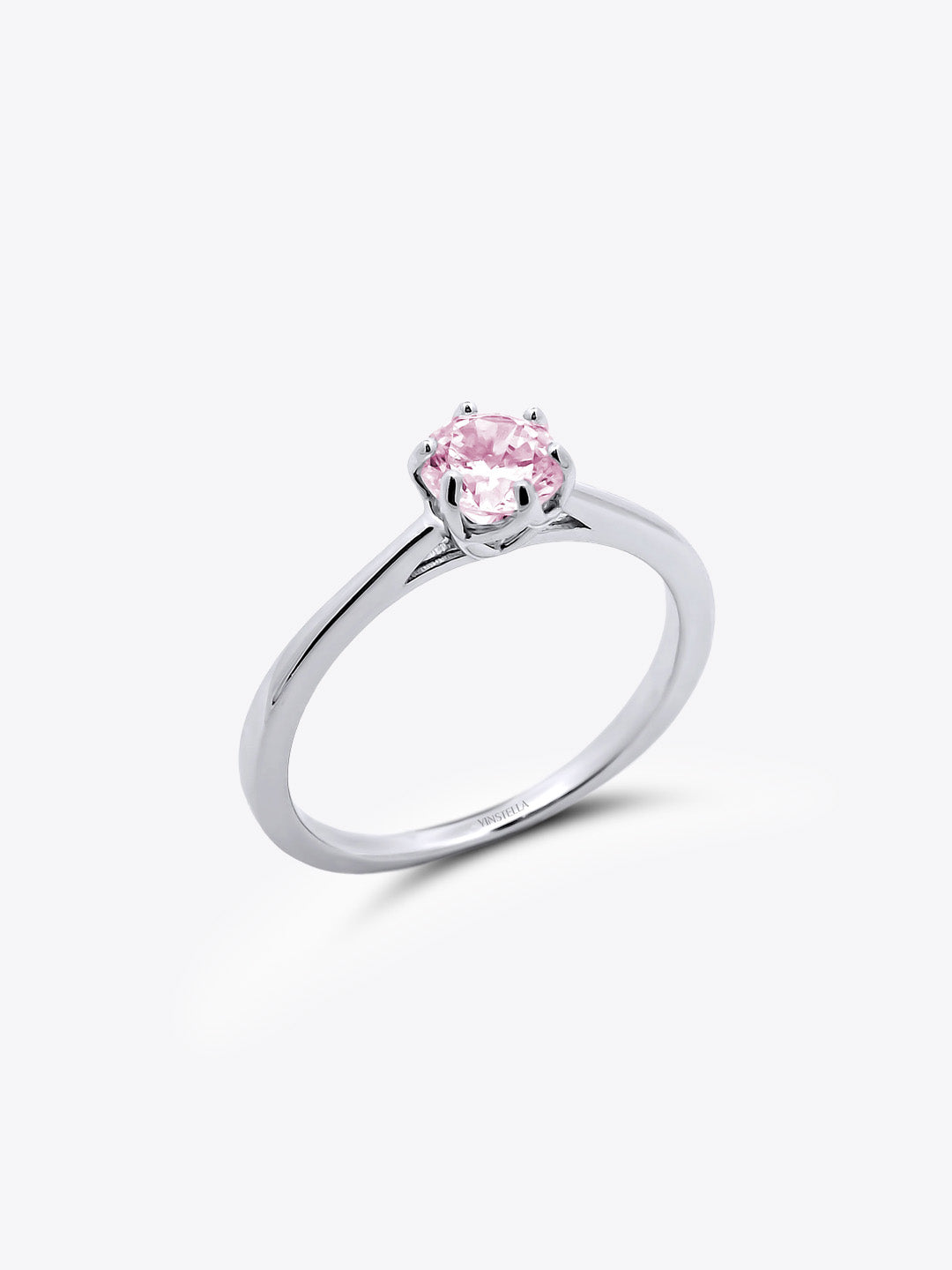 Rosy Sparkler Pink Quartz Ring