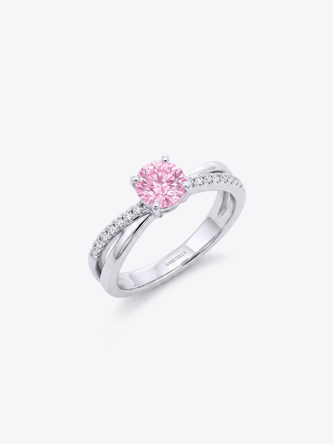 Rosavere Cross Pink Quartz Ring