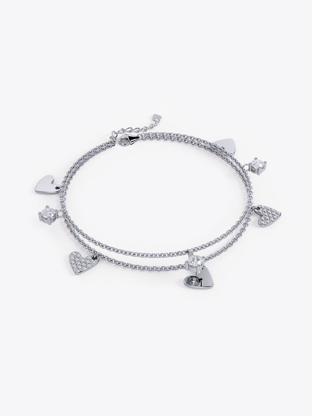 Eternal Love Hearts Bracelet