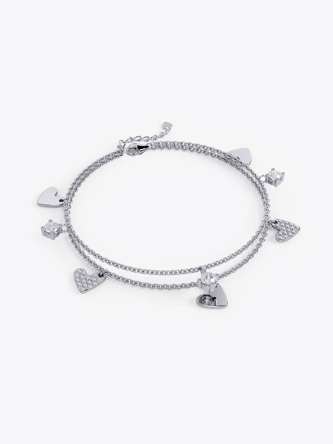 Eternal Love Hearts Bracelet