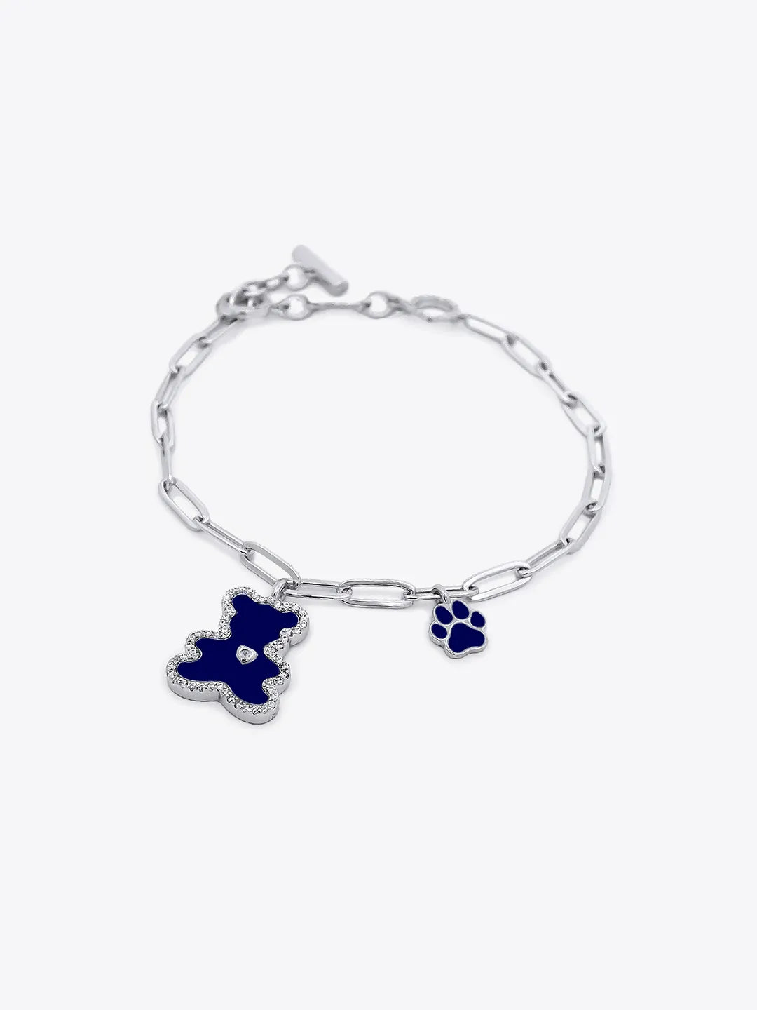Luvis Bear Engravable Bracelet - Lapis Lazuli (Blue)