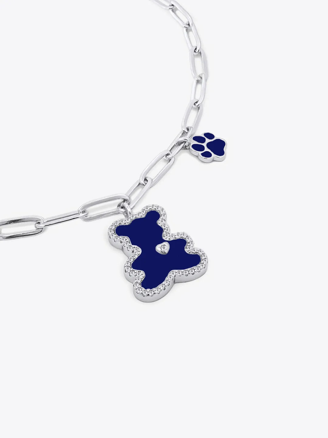 Luvis Bear Engravable Bracelet - Lapis Lazuli (Blue)