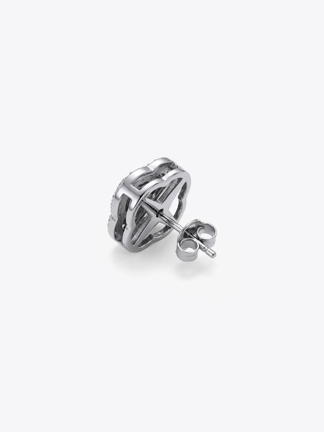 Lucky Trinket Pavé Clover Detachable Earrings - Black Onyx