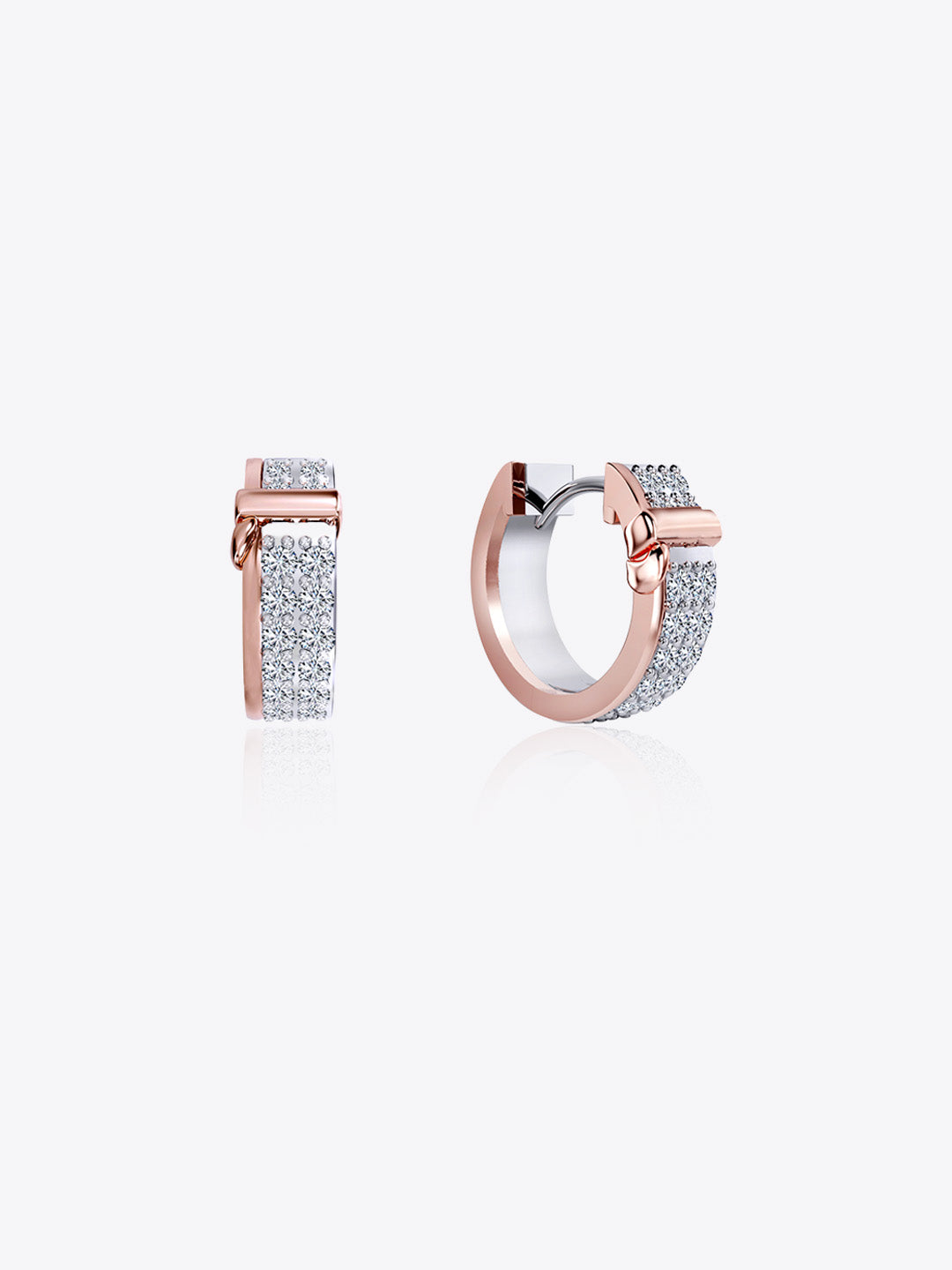Amores Dual Colour Hoop Earrings